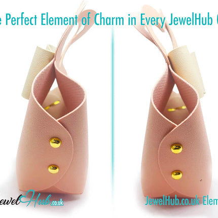 Faux Leather Bowtie Display Tote (Warm Colours collection) Home Décor & Jewellery Storage CT