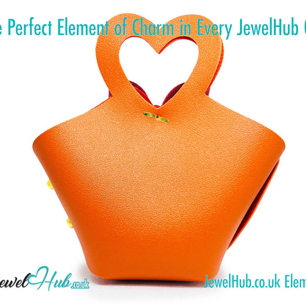 Faux Leather Bowtie Display Tote (Warm Colours collection) Home Décor & Jewellery Storage CT