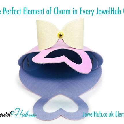 Faux Leather Bowtie Display Tote (Warm Colours collection) Home Décor & Jewellery Storage CT