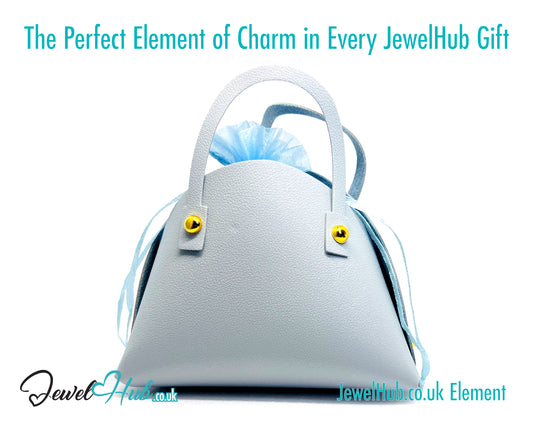 Faux Leather Petite Display Tote (Blue Celeste) – Element Keepsake Edition