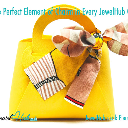 Warm Glow Mini Totes · Scarf-Tied Gift Bags · Sunshine-Inspired Display Accents CT