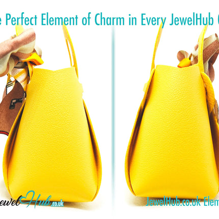 Warm Glow Mini Totes · Scarf-Tied Gift Bags · Sunshine-Inspired Display Accents CT