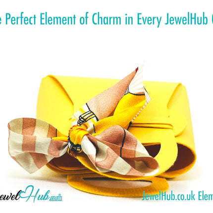 Warm Glow Mini Totes · Scarf-Tied Gift Bags · Sunshine-Inspired Display Accents CT