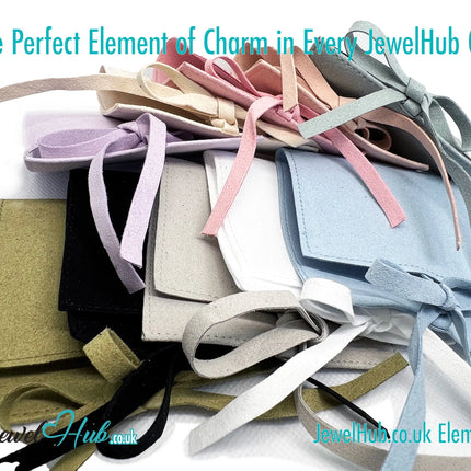 Charming Microfiber Velvet Felt Pouch – Pastel Bow-Tie Edition CT