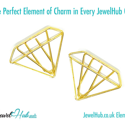 Mini Diamond Ring Paper Clips · Iron Duo · Gold & Rose Gold · Elegant Stationery Accent · Bestseller Combo CT