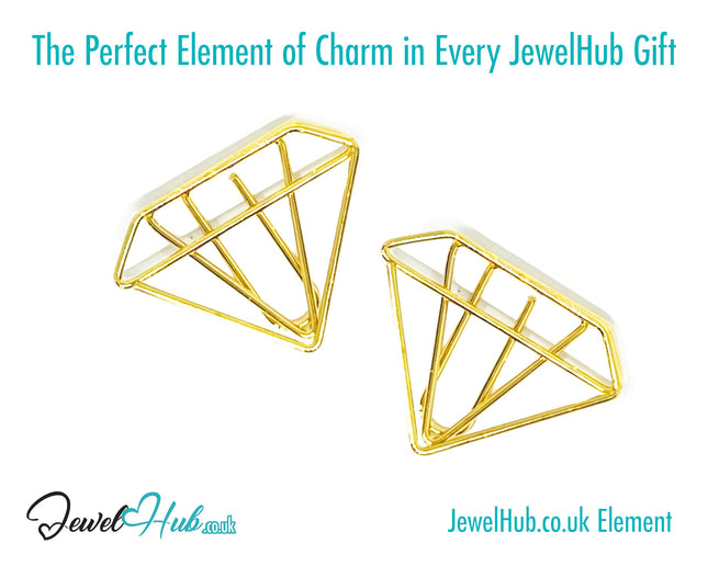 Mini Diamond Ring Paper Clips · Iron Duo · Gold & Rose Gold · Elegant Stationery Accent · Bestseller Combo CT