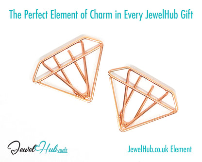 Mini Diamond Ring Paper Clips · Iron Duo · Gold & Rose Gold · Elegant Stationery Accent · Bestseller Combo CT