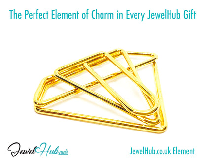 Mini Diamond Ring Paper Clips · Iron Duo · Gold & Rose Gold · Elegant Stationery Accent · Bestseller Combo CT
