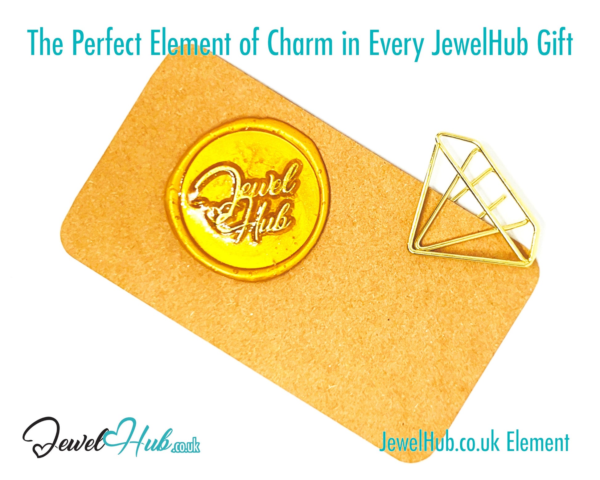 Mini Diamond Ring Paper Clips · Iron Duo · Gold & Rose Gold · Elegant Stationery Accent · Bestseller Combo CT