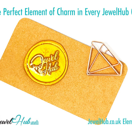 Mini Diamond Ring Paper Clips · Iron Duo · Gold & Rose Gold · Elegant Stationery Accent · Bestseller Combo CT