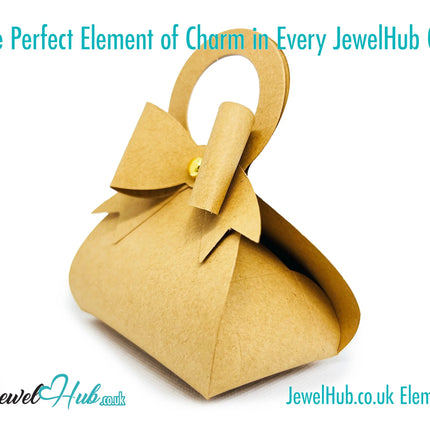 Petite Bloom Paper Gift Bag (Chestnut Ribbon) – Gift Packaging & Presentation Accent CT