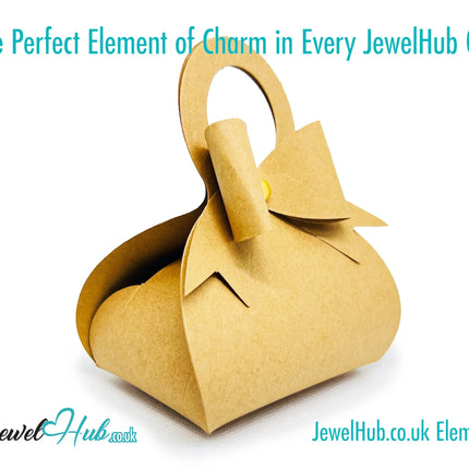 Petite Bloom Paper Gift Bag (Chestnut Ribbon) – Gift Packaging & Presentation Accent CT
