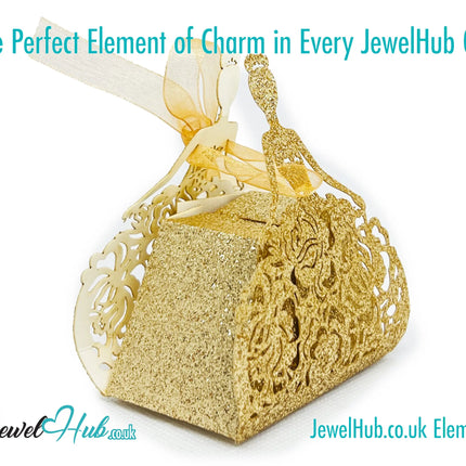 Ballet Keepsake Gift Box (Golden Pirouette) Mini Jewellery Presentation & Collector’s Accent CT