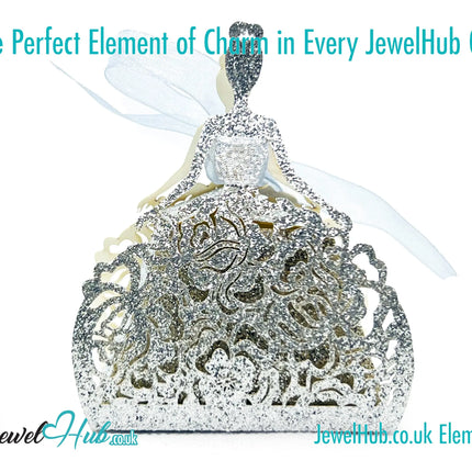 Ballet Keepsake Gift Box (Frosted Charm) Mini Jewellery Presentation & Collector’s Accent CT