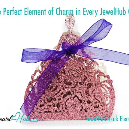 Ballet Keepsake Gift Box (Rosé Pirouette) Mini Jewellery Presentation & Collector’s Accent CT