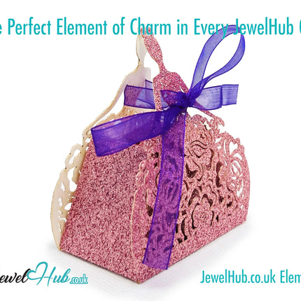 Ballet Keepsake Gift Box (Rosé Pirouette) Mini Jewellery Presentation & Collector’s Accent CT