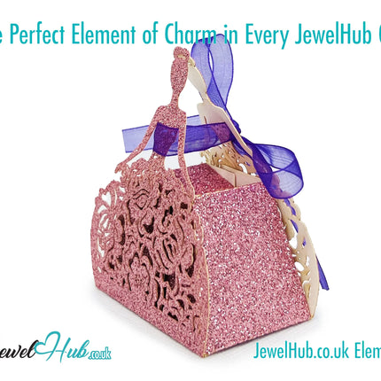 Ballet Keepsake Gift Box (Rosé Pirouette) Mini Jewellery Presentation & Collector’s Accent CT