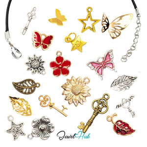 JewelFreebies Charm Bracelet Set – UK Postage Only