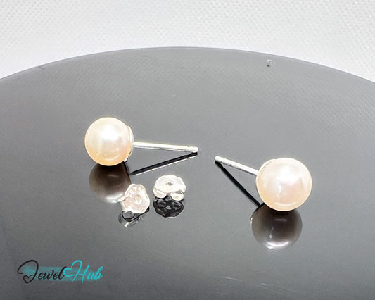 S925 Sterling Silver 7mm Pearl Earrings – Affordable Luxury & Timeless Craftsmanship