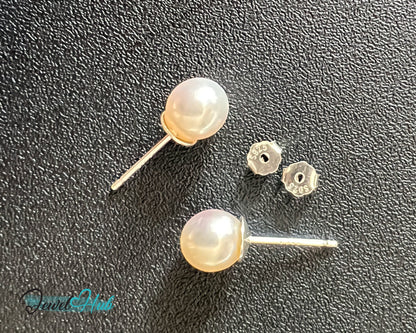 S925 Sterling Silver 7mm Pearl Earrings – Affordable Luxury & Timeless Craftsmanship