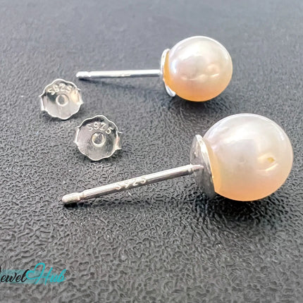 S925 Sterling Silver 7mm Pearl Earrings – Affordable Luxury & Timeless Craftsmanship EM