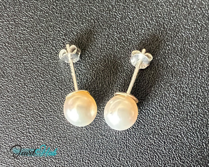 S925 Sterling Silver 7mm Pearl Earrings – Affordable Luxury & Timeless Craftsmanship