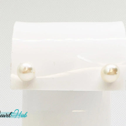 S925 Sterling Silver 7mm Pearl Earrings – Affordable Luxury & Timeless Craftsmanship EM