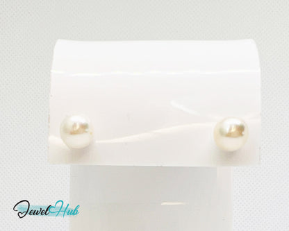 S925 Sterling Silver 7mm Pearl Earrings – Affordable Luxury & Timeless Craftsmanship