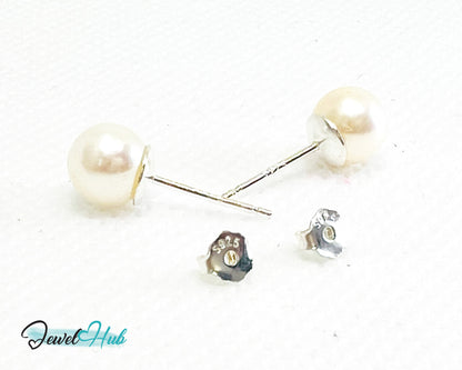 S925 Sterling Silver 7mm Pearl Earrings – Affordable Luxury & Timeless Craftsmanship