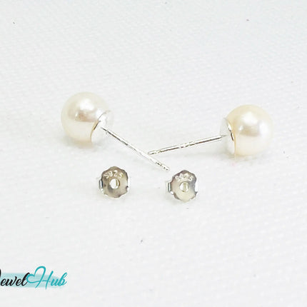 S925 Sterling Silver 7mm Pearl Earrings – Affordable Luxury & Timeless Craftsmanship EM