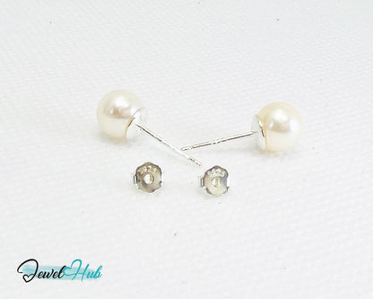 S925 Sterling Silver 7mm Pearl Earrings – Affordable Luxury & Timeless Craftsmanship
