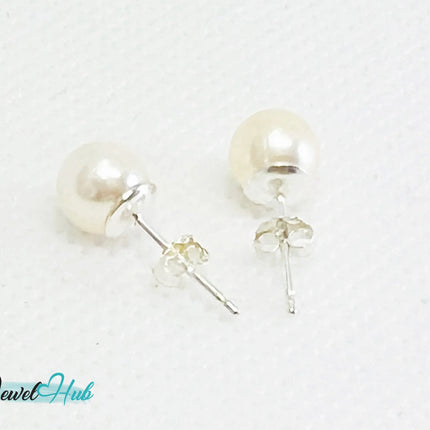 S925 Sterling Silver 7mm Pearl Earrings – Affordable Luxury & Timeless Craftsmanship EM