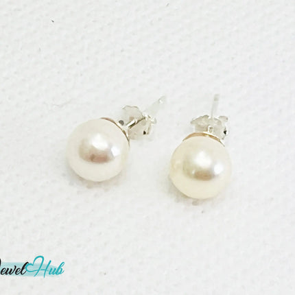 S925 Sterling Silver 7mm Pearl Earrings – Affordable Luxury & Timeless Craftsmanship EM