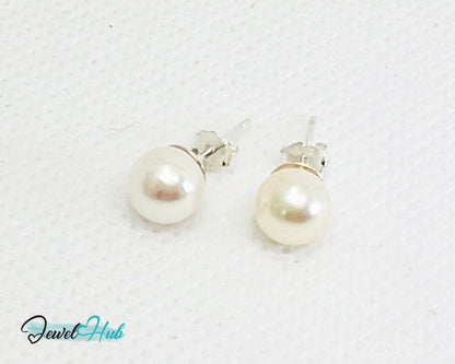 S925 Sterling Silver 7mm Pearl Earrings – Affordable Luxury & Timeless Craftsmanship