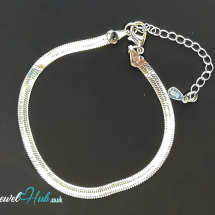 925 Silver Petite Snake Chain Bracelet – Silvershed Light CT