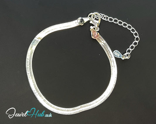 925 Silver Petite Snake Chain Bracelet – Silvershed Light