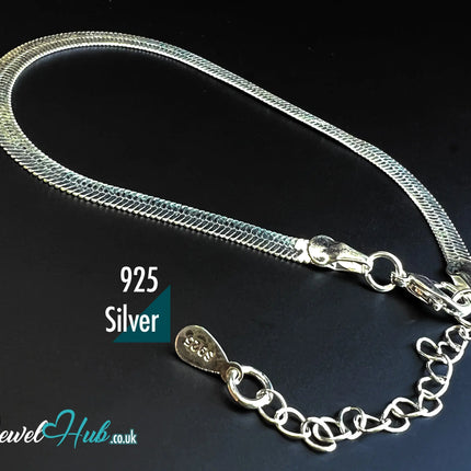 925 Silver Petite Snake Chain Bracelet – Silvershed Light CT