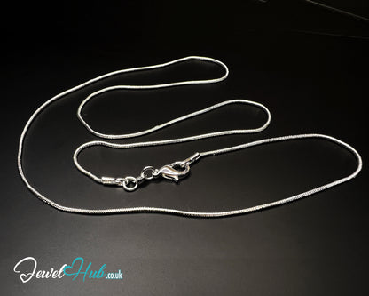 🪙 925 Sterling Silver Sleek Chain Necklace – 1.2mm | Timeless Minimalist Layers (fully hallmarked)