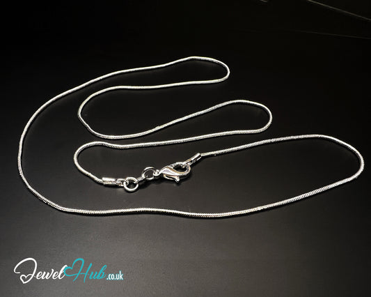 🪙 925 Sterling Silver Sleek Chain Necklace – 1.2mm | Timeless Minimalist Layers (fully hallmarked)