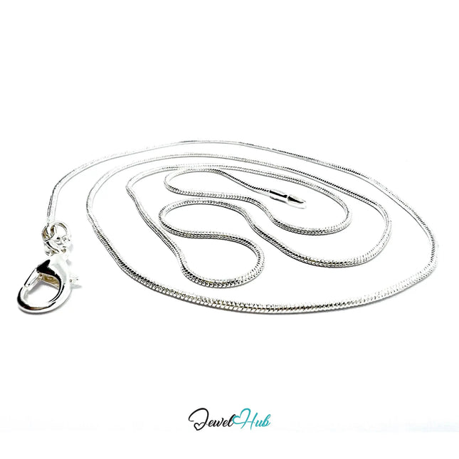 925 Sterling Silver Sleek Chain Necklace – 1.2mm | Timeless Minimalist Layers (fully hallmarked) CT