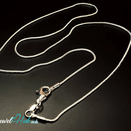 925 Sterling Silver Sleek Chain Necklace – 1.2mm | Timeless Minimalist Layers (fully hallmarked) CT