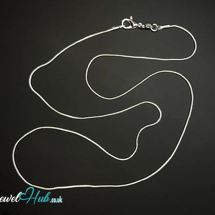 925 Sterling Silver Sleek Chain Necklace – 1.2mm | Timeless Minimalist Layers (fully hallmarked) CT