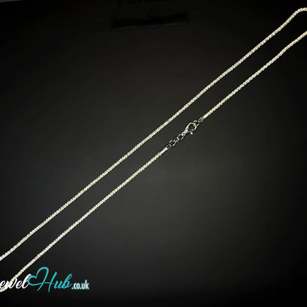 925 Hallmarked Sterling Silver Rope Chain Necklace - 2mm | SilverFlake Strand CT
