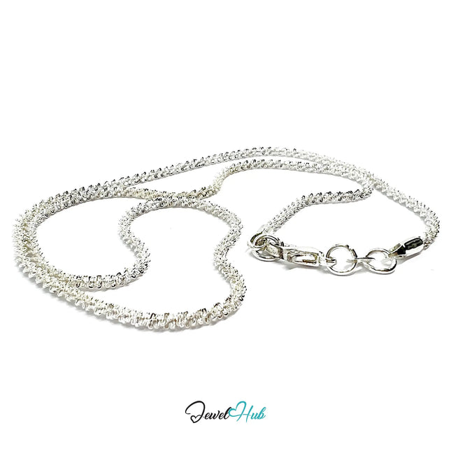 925 Hallmarked Sterling Silver Rope Chain Necklace - 2mm | SilverFlake Strand CT
