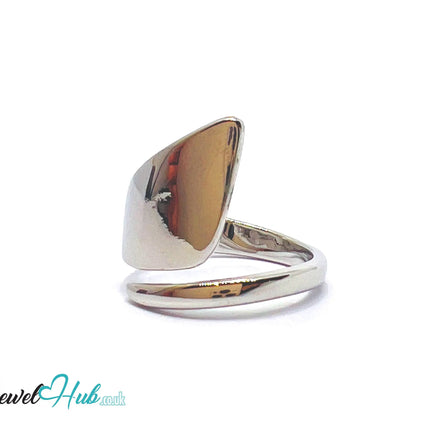 925 Sterling Silver Sculptural Ring | 4.9g | Adjustable (N-P) | Molten Arc CT
