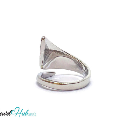 925 Sterling Silver Sculptural Ring | 4.9g | Adjustable (N-P) | Molten Arc CT