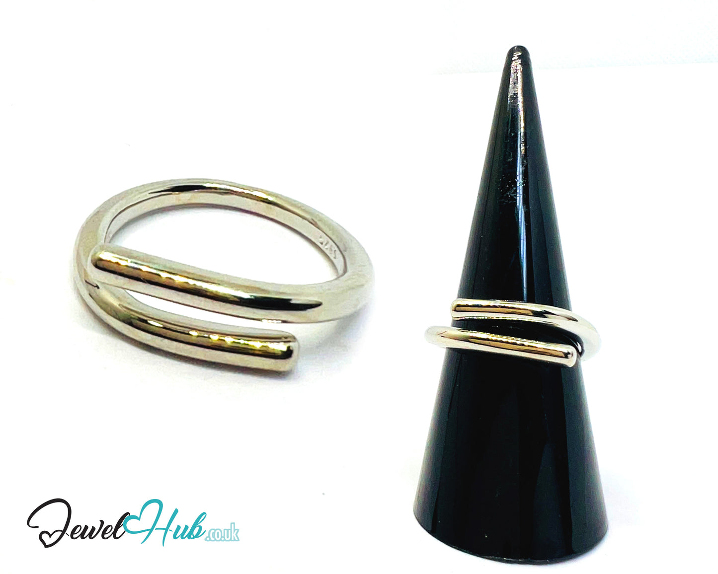 925 Silver Ring (Hallmarked) Forged Nail Design | 3.25g | Adjustable (UK O–Q)