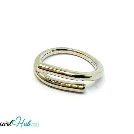 925 Silver Ring (Hallmarked) Forged Nail Design | 3.25g | Adjustable UK O-P-Q CA