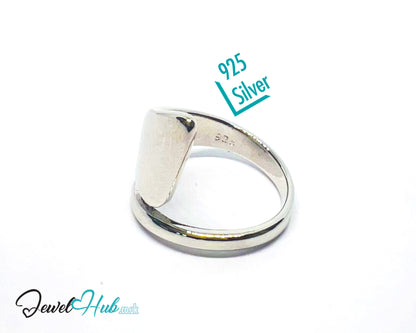 925 Silver Ring (Hallmarked) Sculptural Wrap · UK N-O-P · US 7–8 · 4.56g