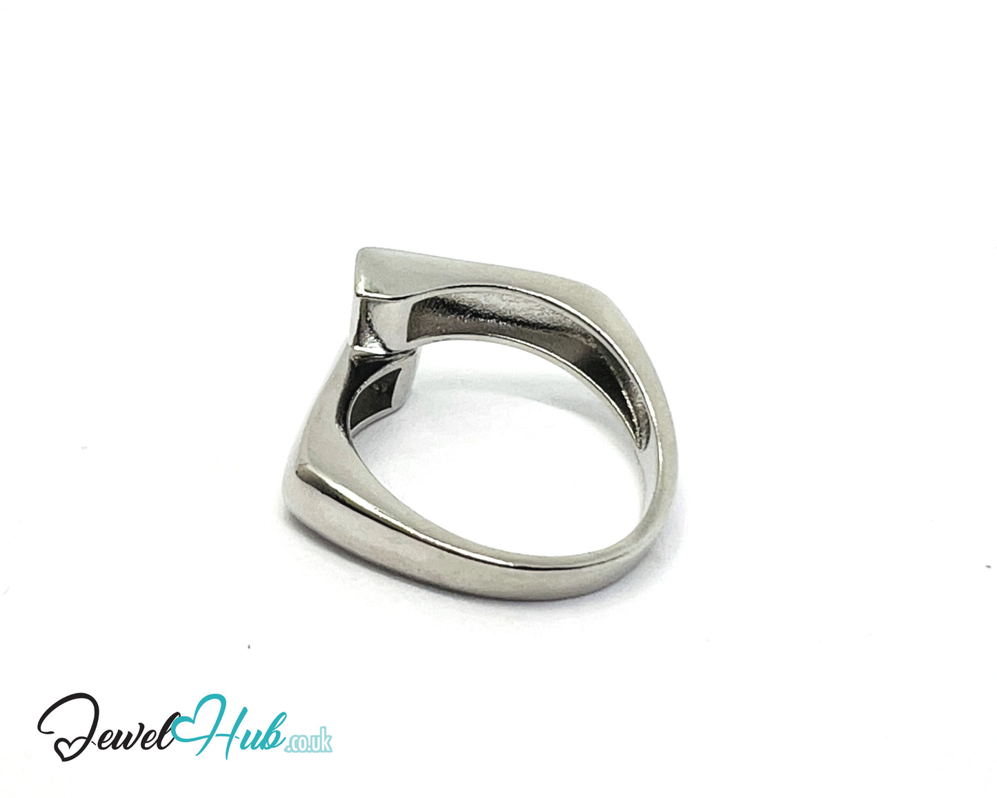 925 Silver Ring (Hallmarked) Linear Merge Design | 4.2g | Adjustable (UK O–Q)